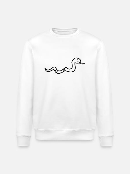Serpent - Sweat bio ROLLER Stanley/Stella Unisexe - blanc