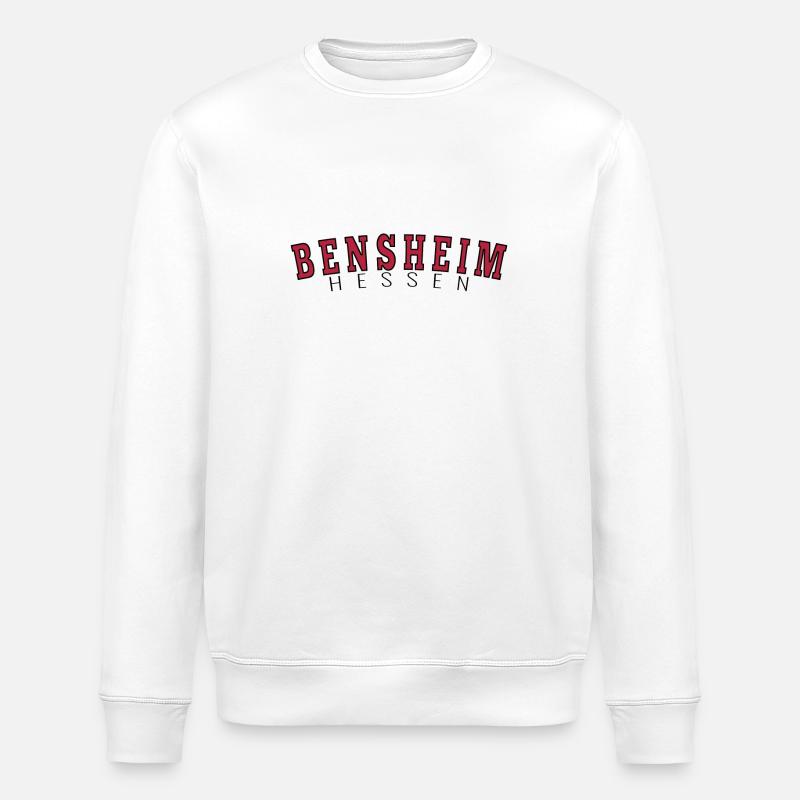 Bensheim Hessen - Stanley/Stella Unisex Bio-Sweatshirt ROLLER - Weiß