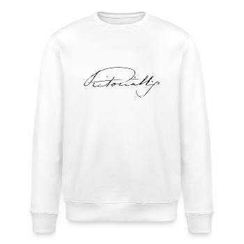 Queen Victoria Signature - Stanley/Stella Unisex Bio-Sweatshirt ROLLER - Weiß - Vorne - Nik (191cm)