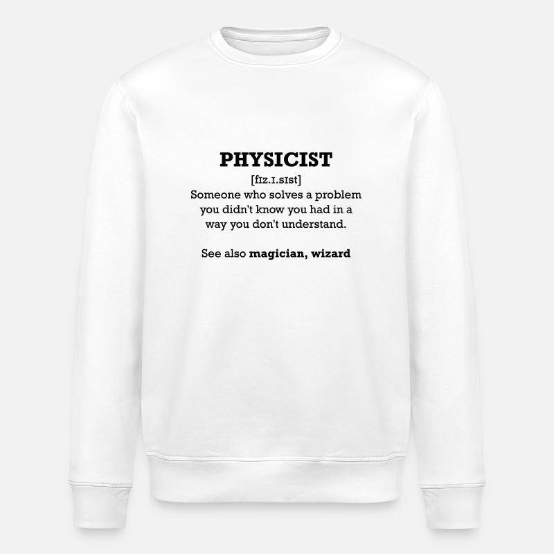 Physicist - wizard - Stanley/Stella Unisex Bio-Sweatshirt ROLLER - Weiß