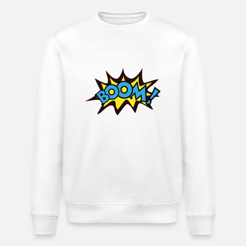 Boom! - Stanley/Stella Unisex Bio-Sweatshirt ROLLER - Weiß