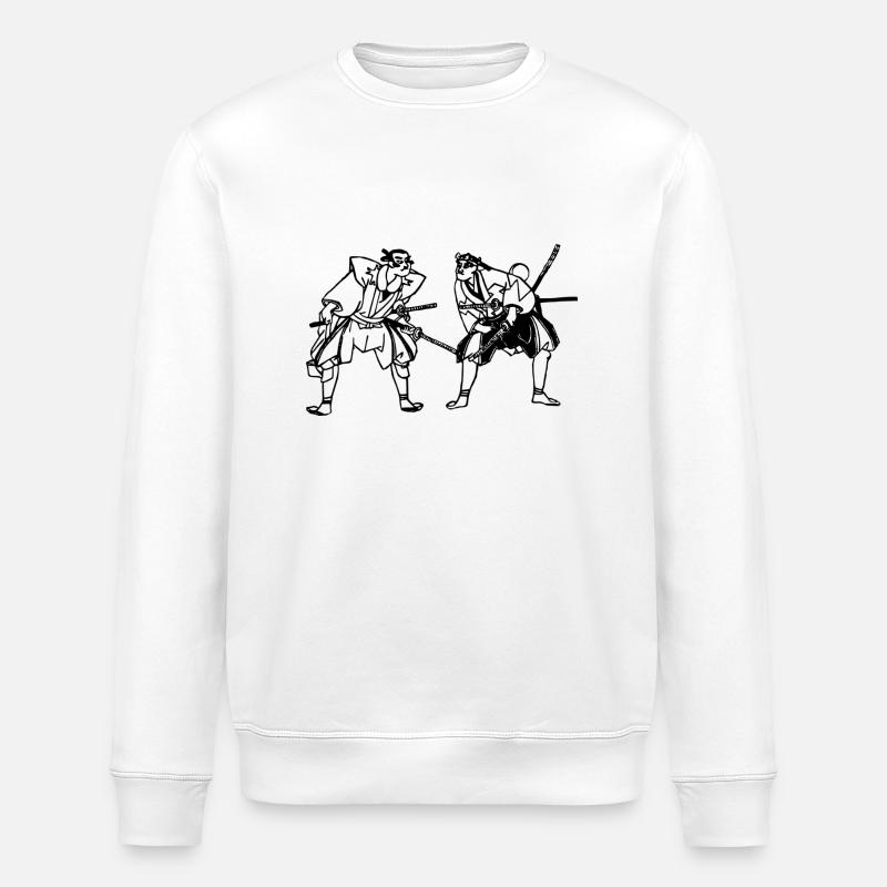 samouraï - Sweat bio ROLLER Stanley/Stella Unisexe - blanc