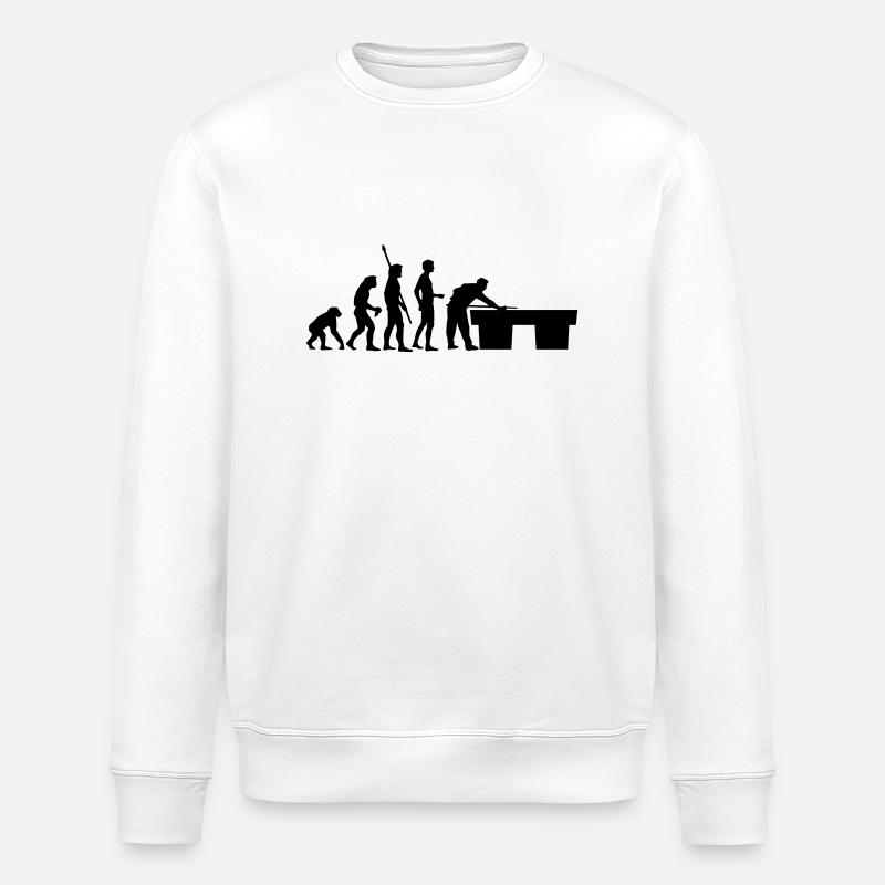 evolution_billard - Sweat bio ROLLER Stanley/Stella Unisexe - blanc
