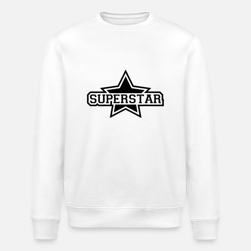 superstar_f1 - Stanley/Stella Unisex Bio-Sweatshirt ROLLER - Weiß