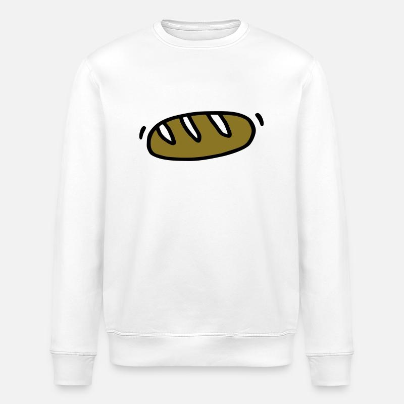 Brot - V2 - Stanley/Stella ROLLER Unisex Organic Sweatshirt - white