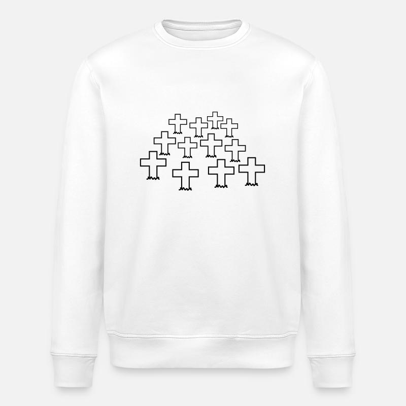 Cemetery - Sweat bio ROLLER Stanley/Stella Unisexe - blanc