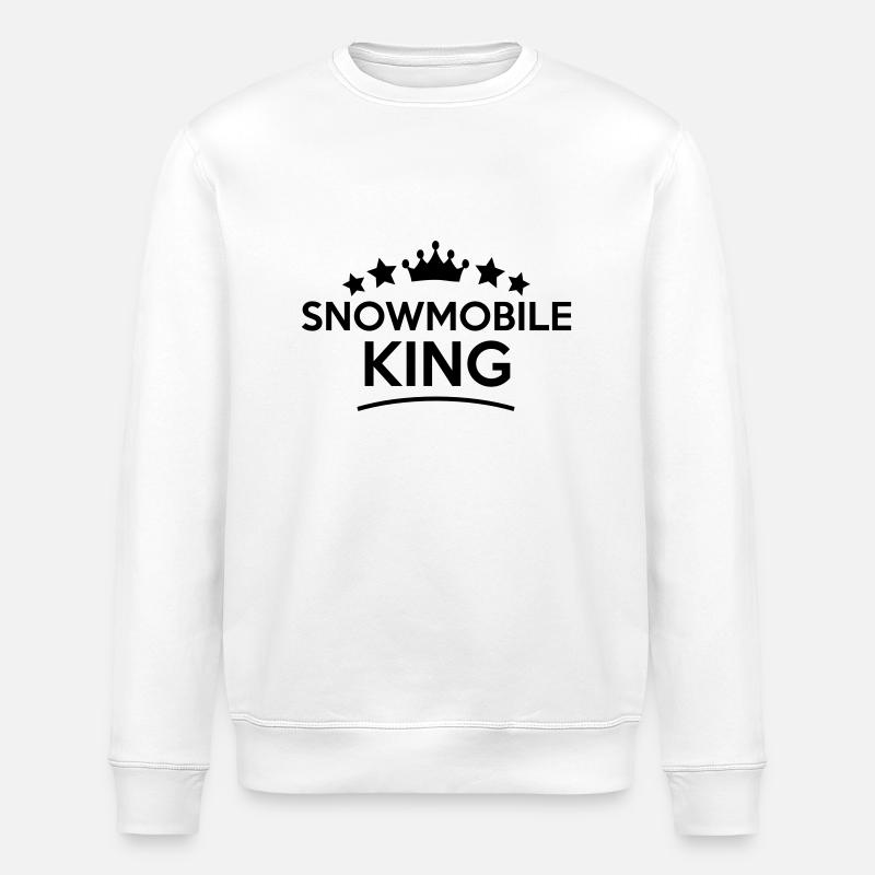 snowmobile king stars - Sweat bio ROLLER Stanley/Stella Unisexe - blanc