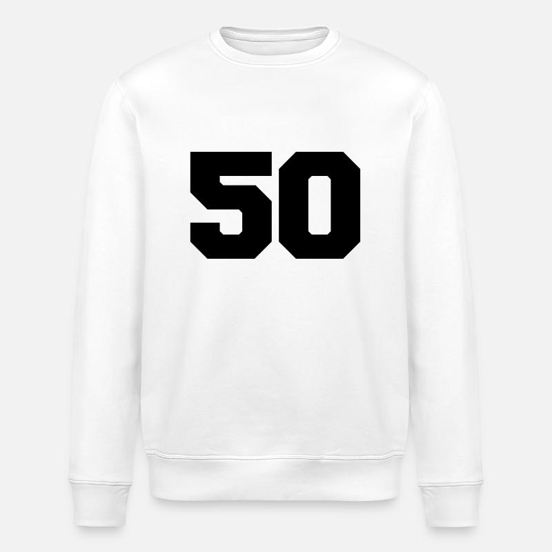 50 - Stanley/Stella Unisex Bio-Sweatshirt ROLLER - Weiß