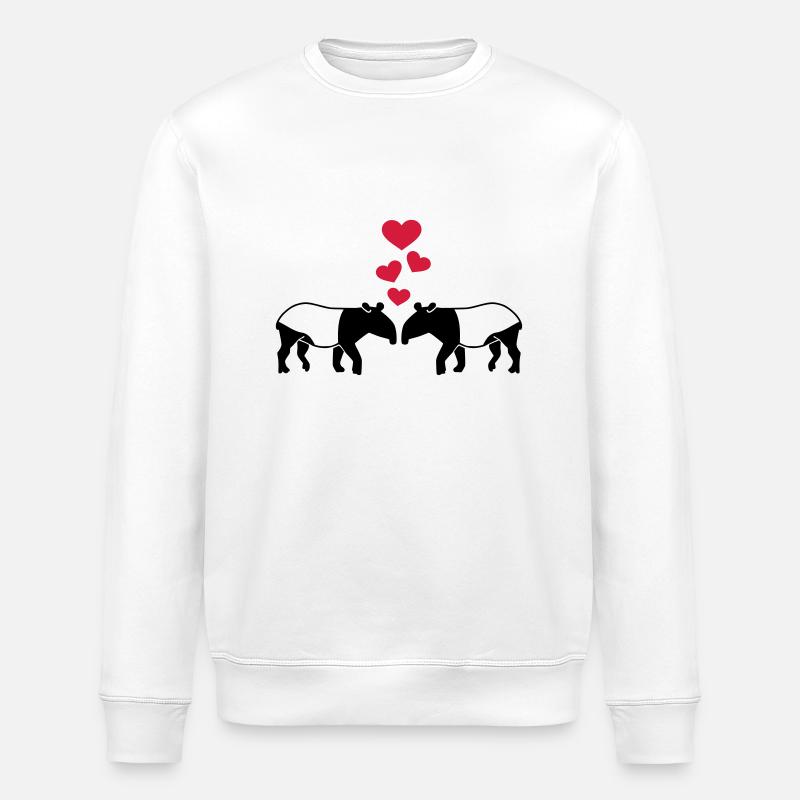 Tapir - Sweat bio ROLLER Stanley/Stella Unisexe - blanc