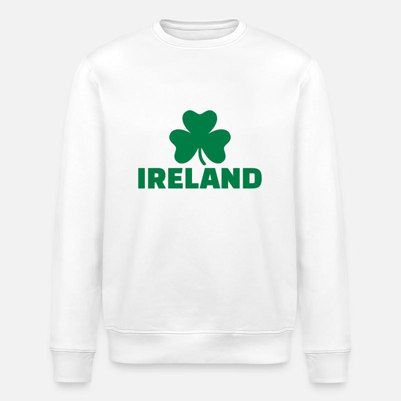 Ireland - Sweat bio ROLLER Stanley/Stella Unisexe - blanc