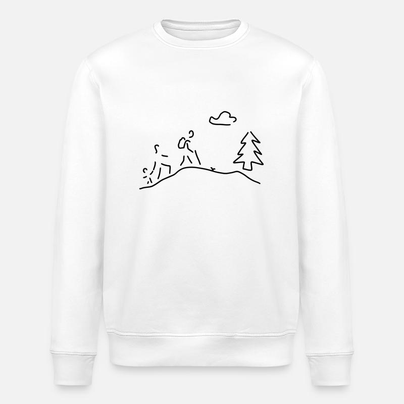 wandern oder walking - Stanley/Stella Unisex Bio-Sweatshirt ROLLER - Weiß