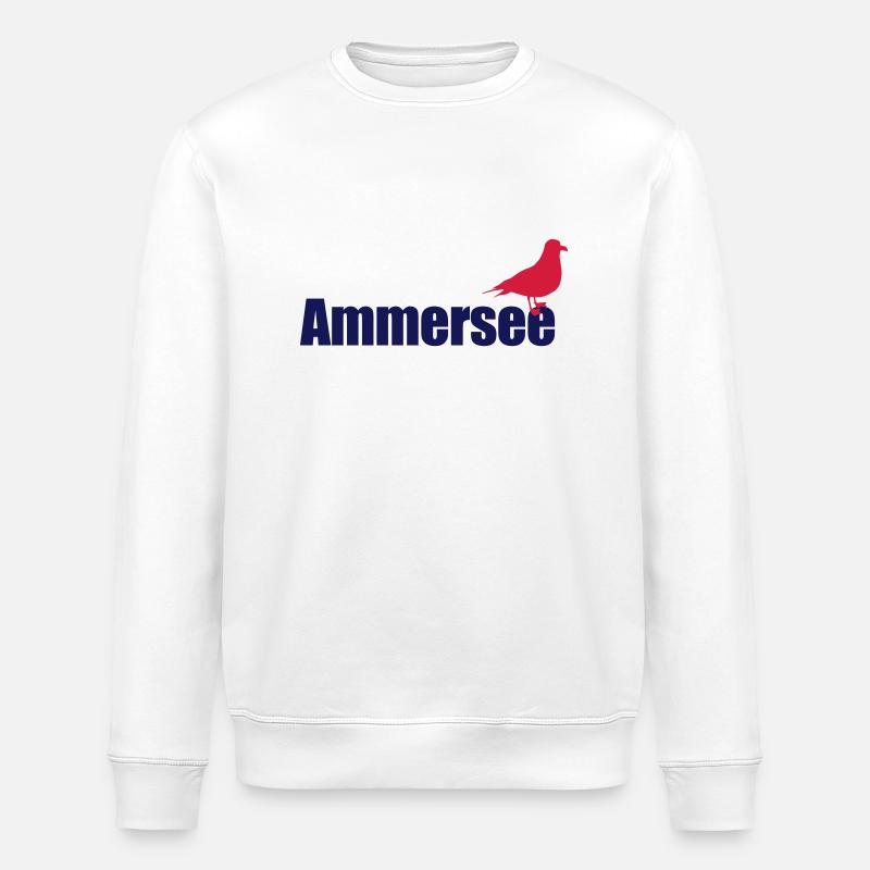 Ammerseemöwe 2c - Stanley/Stella Unisex Bio-Sweatshirt ROLLER - Weiß