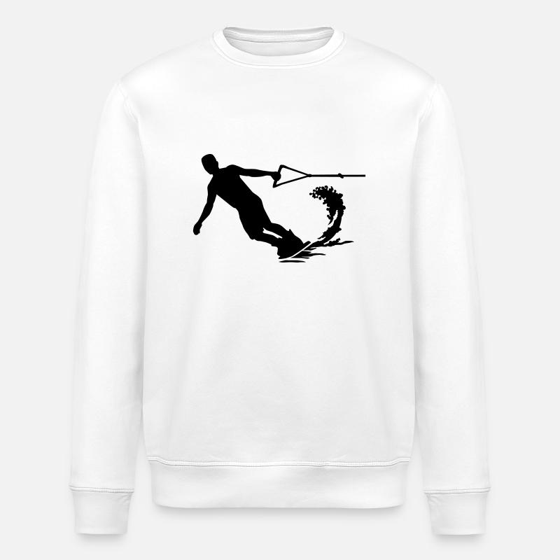 Wakeboard - Stanley/Stella Unisex Bio-Sweatshirt ROLLER - Weiß