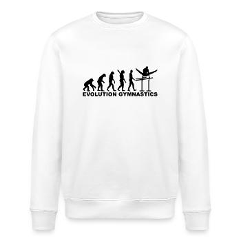Turnen - Stanley/Stella Unisex Bio-Sweatshirt ROLLER - Weiß - Vorne - Nik (191cm)