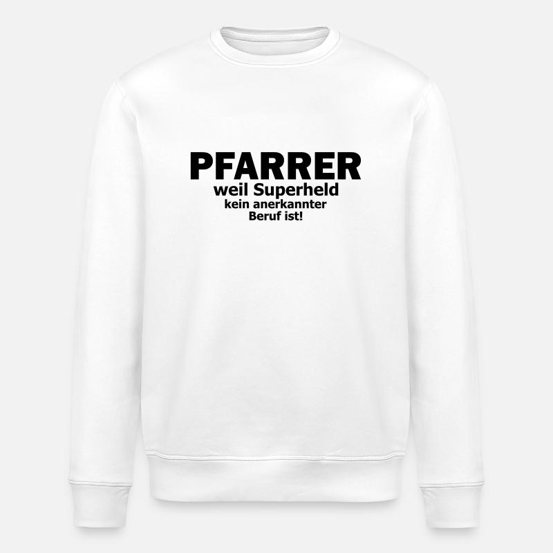 pfarrer - Stanley/Stella Unisex Bio-Sweatshirt ROLLER - Weiß