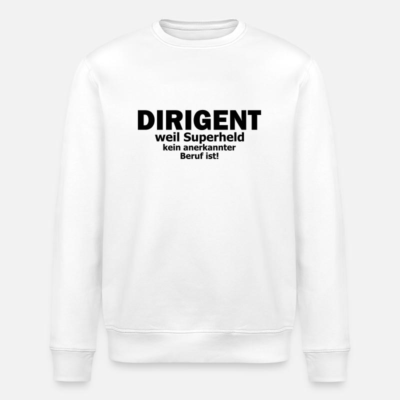 dirigent - Stanley/Stella Unisex Bio-Sweatshirt ROLLER - Weiß