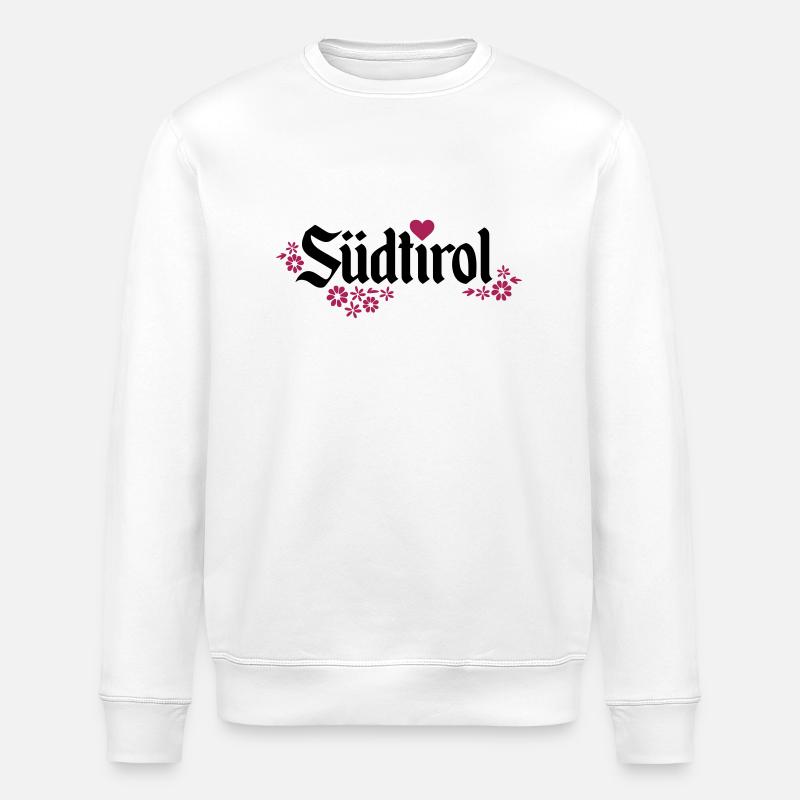 Südtirol - Stanley/Stella Unisex Bio-Sweatshirt ROLLER - Weiß