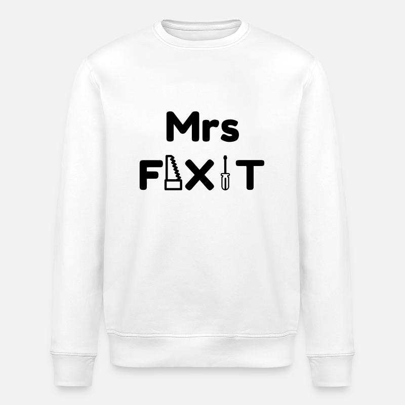 Bricolage / Basteln / Handwerker / DIY - Stanley/Stella Unisex Bio-Sweatshirt ROLLER - Weiß