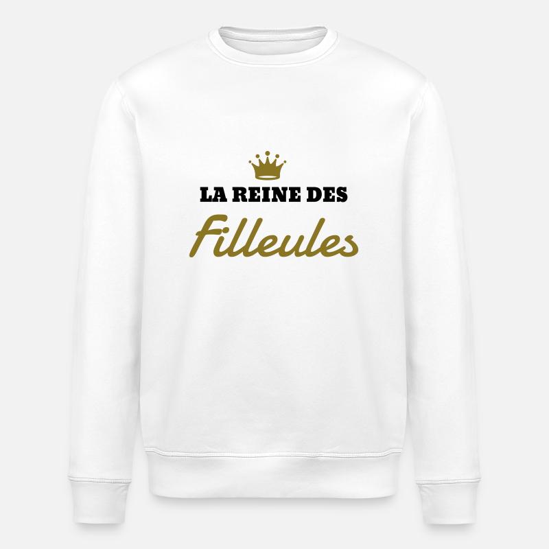 Filleul / Filleule / Parrain / Marraine / Bébé - Sweat bio ROLLER Stanley/Stella Unisexe - blanc