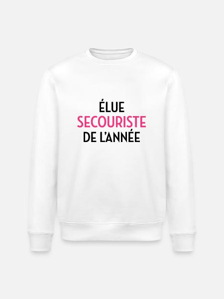 Secourisme / Secouriste / Secours / Secourir - Sweat bio ROLLER Stanley/Stella Unisexe - blanc