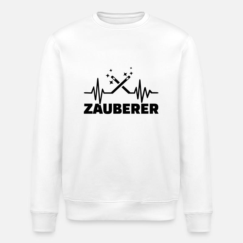 Zauberer - Stanley/Stella Unisex Bio-Sweatshirt ROLLER - Weiß