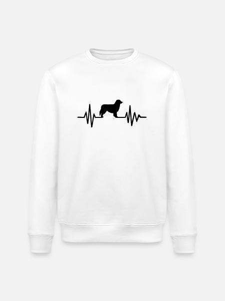 Australian Shepherd - Stanley/Stella ROLLER Unisex Organic Sweatshirt - white