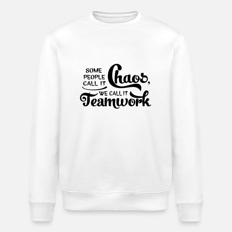 chaos - Stanley/Stella ROLLER Unisex Organic Sweatshirt - white