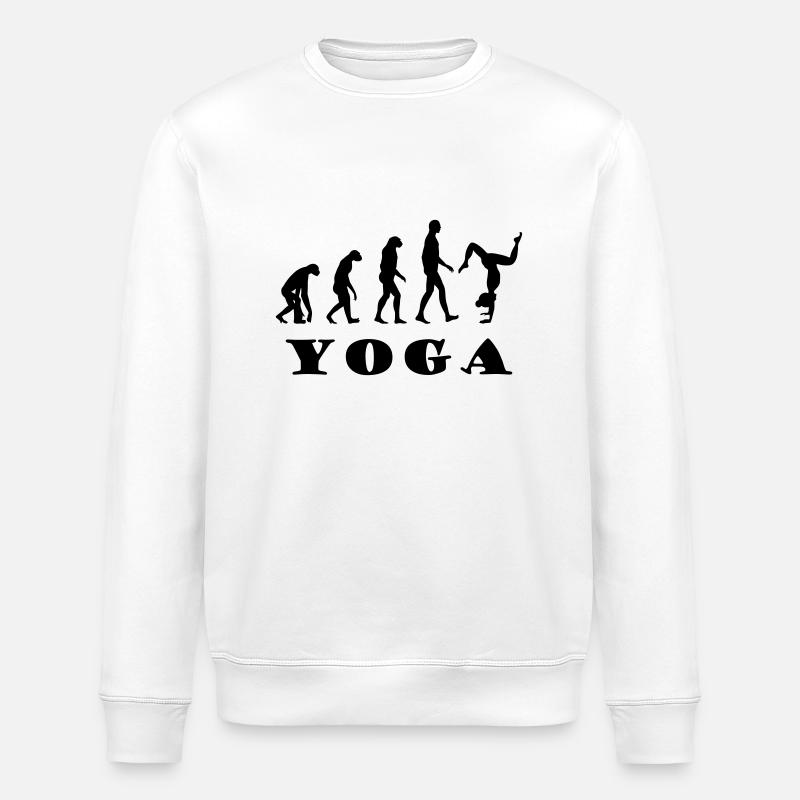 Yoga Evolution - Sweat bio ROLLER Stanley/Stella Unisexe - blanc