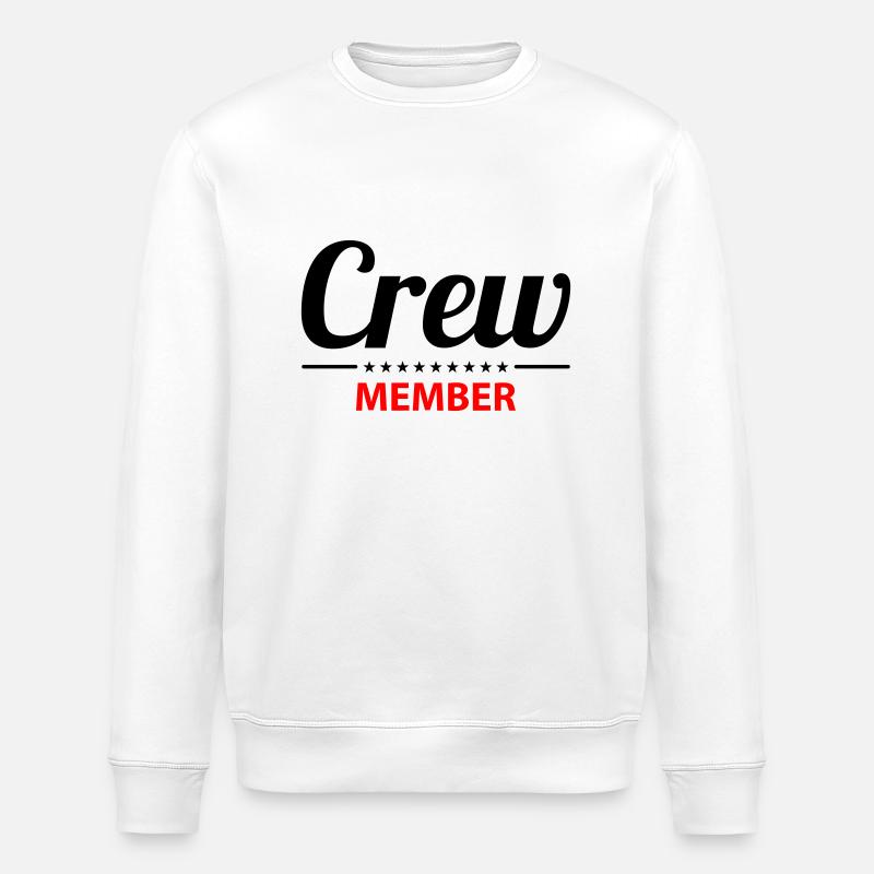 Conception des membres d’équipage 2 - Sweat bio ROLLER Stanley/Stella Unisexe - blanc