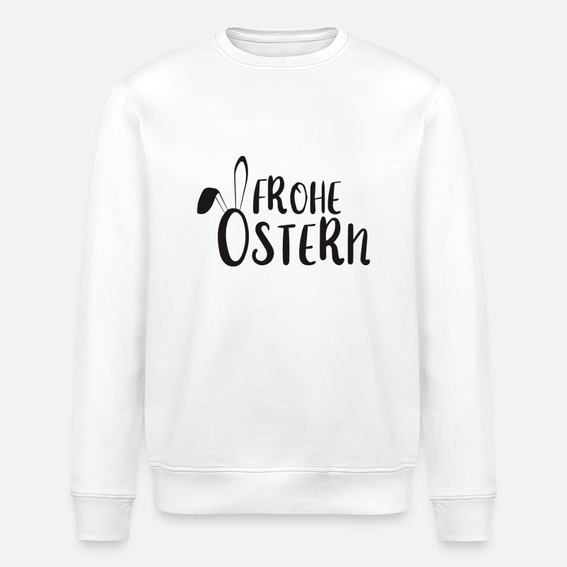 Ostern - Bo-Grafik - Stanley/Stella Unisex Bio-Sweatshirt ROLLER - Weiß