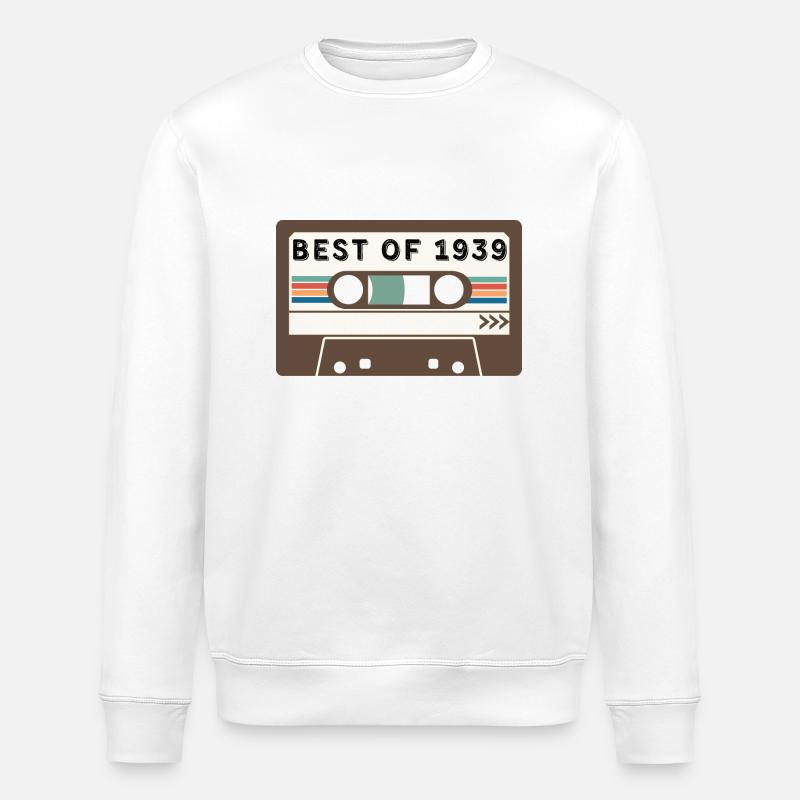 Das Beste von 1939 - Stanley/Stella Unisex Bio-Sweatshirt ROLLER - Weiß