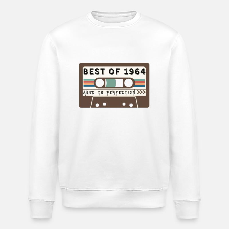 Das Beste von 1964 - Stanley/Stella Unisex Bio-Sweatshirt ROLLER - Weiß