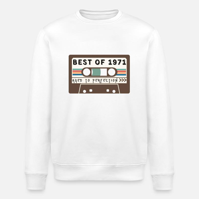 Das Beste von 1971 - Stanley/Stella Unisex Bio-Sweatshirt ROLLER - Weiß
