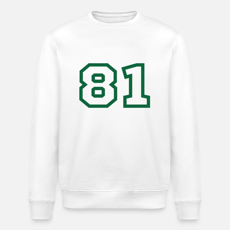 Numéro 81 sport - Sweat bio ROLLER Stanley/Stella Unisexe - blanc