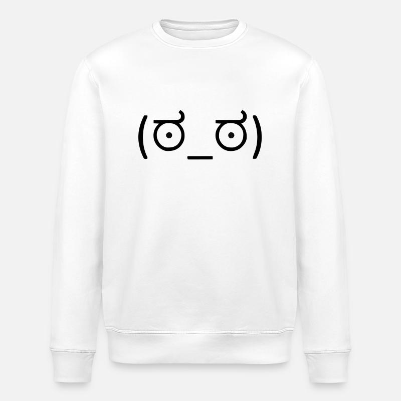Skeptisch, aber cool! 😒 - Stanley/Stella Unisex Bio-Sweatshirt ROLLER - Weiß