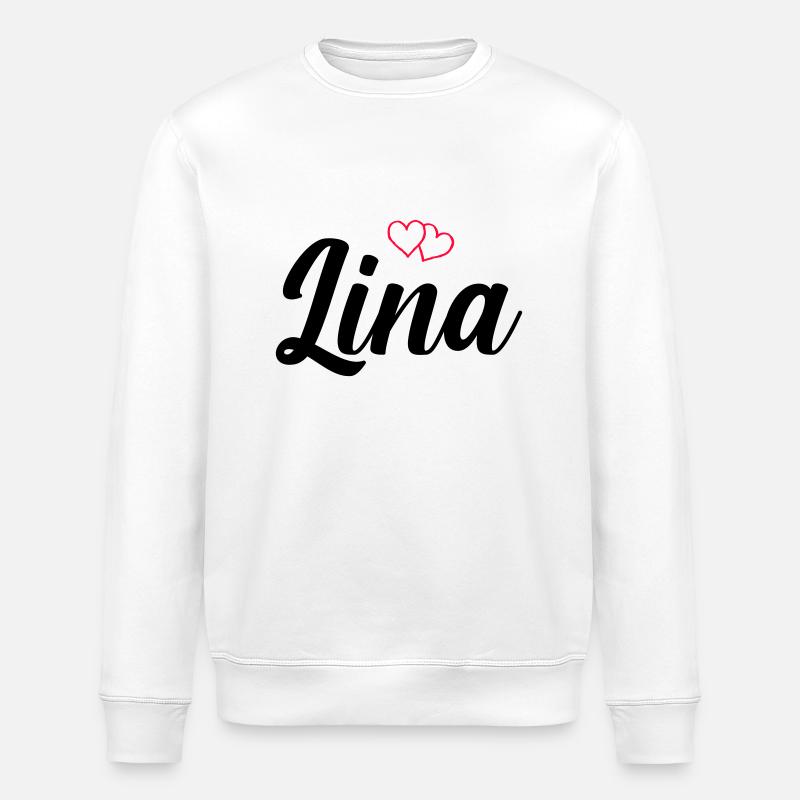 Nom de Lina - Sweat bio ROLLER Stanley/Stella Unisexe - blanc