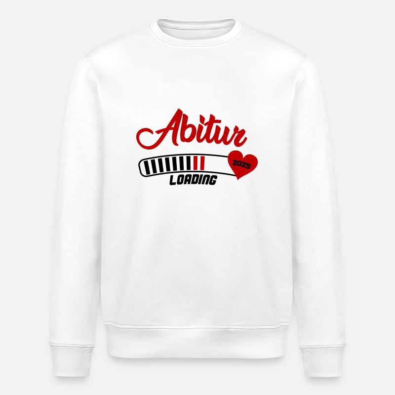 Abitur Loading 2025 - Sweat bio ROLLER Stanley/Stella Unisexe - blanc