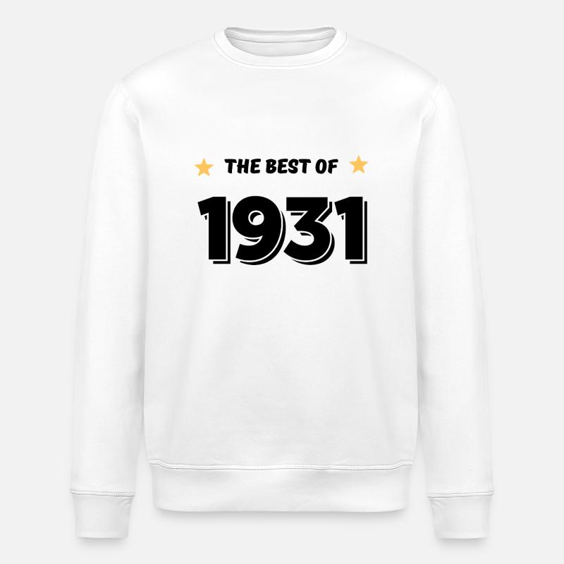 Das Beste von 1931 - Stanley/Stella Unisex Bio-Sweatshirt ROLLER - Weiß
