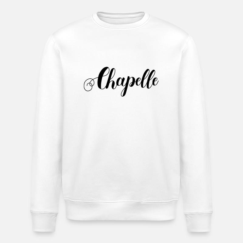 Chapelle - Sweat bio ROLLER Stanley/Stella Unisexe - blanc