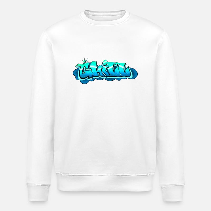 CHILL Graffiti Style – Cool & Urban - Sweat bio ROLLER Stanley/Stella Unisexe - blanc