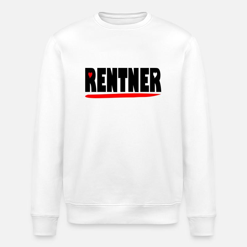endlich Rentner - Stanley/Stella Unisex Bio-Sweatshirt ROLLER - Weiß