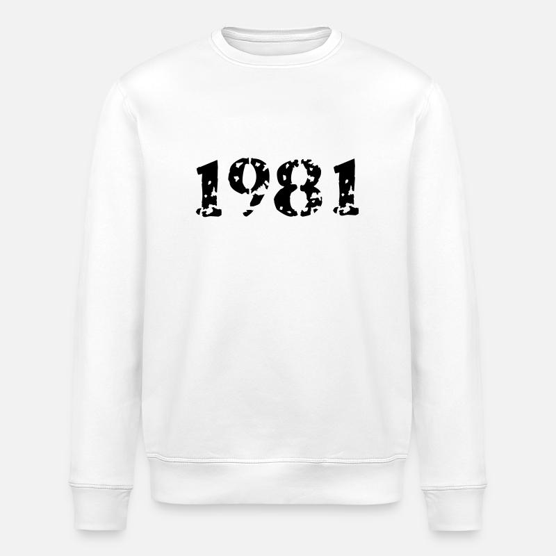 1981 - Stanley/Stella Unisex Bio-Sweatshirt ROLLER - Weiß