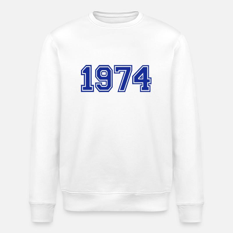 1974 - Stanley/Stella Unisex Bio-Sweatshirt ROLLER - Weiß