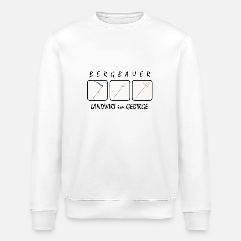 Bergbauer - Stanley/Stella Unisex Bio-Sweatshirt ROLLER - Weiß