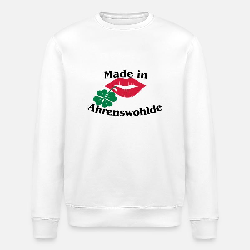 Made in Ahrenswohlde - Stanley/Stella Unisex Bio-Sweatshirt ROLLER - Weiß
