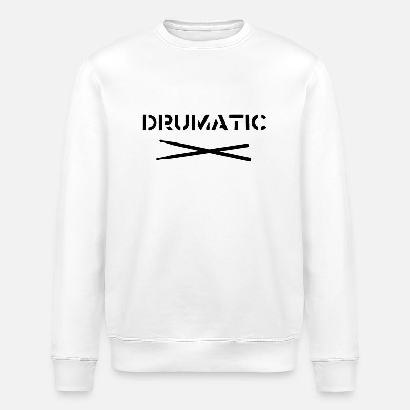 Drumatic - Sweat bio ROLLER Stanley/Stella Unisexe - blanc