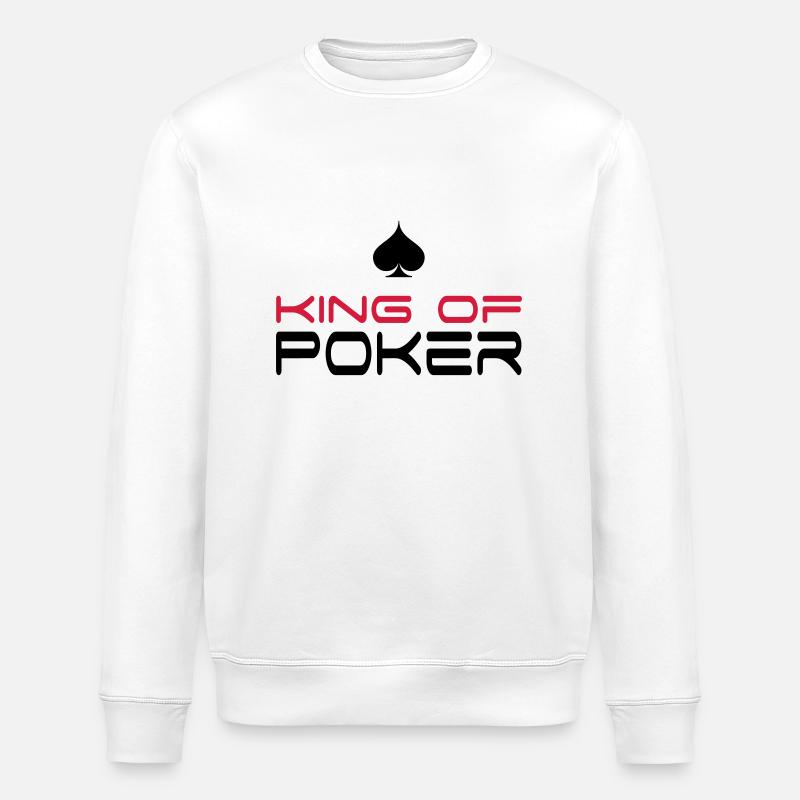 Poker - Stanley/Stella Unisex Bio-Sweatshirt ROLLER - Weiß