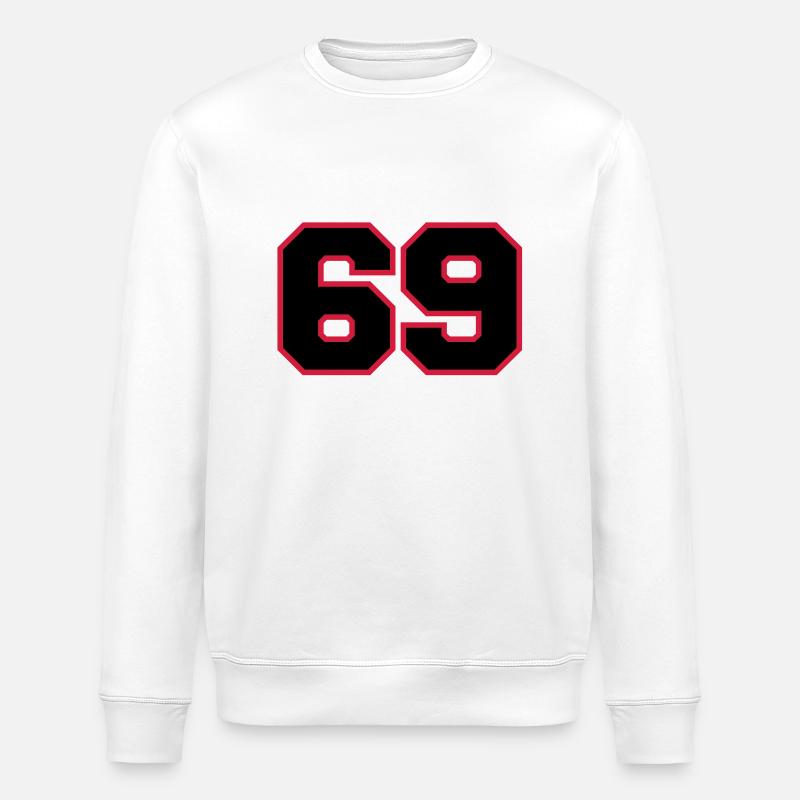 Number69 - Sweat bio ROLLER Stanley/Stella Unisexe - blanc