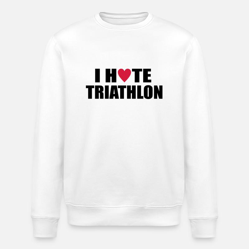 triathlon - Stanley/Stella Unisex Bio-Sweatshirt ROLLER - Weiß