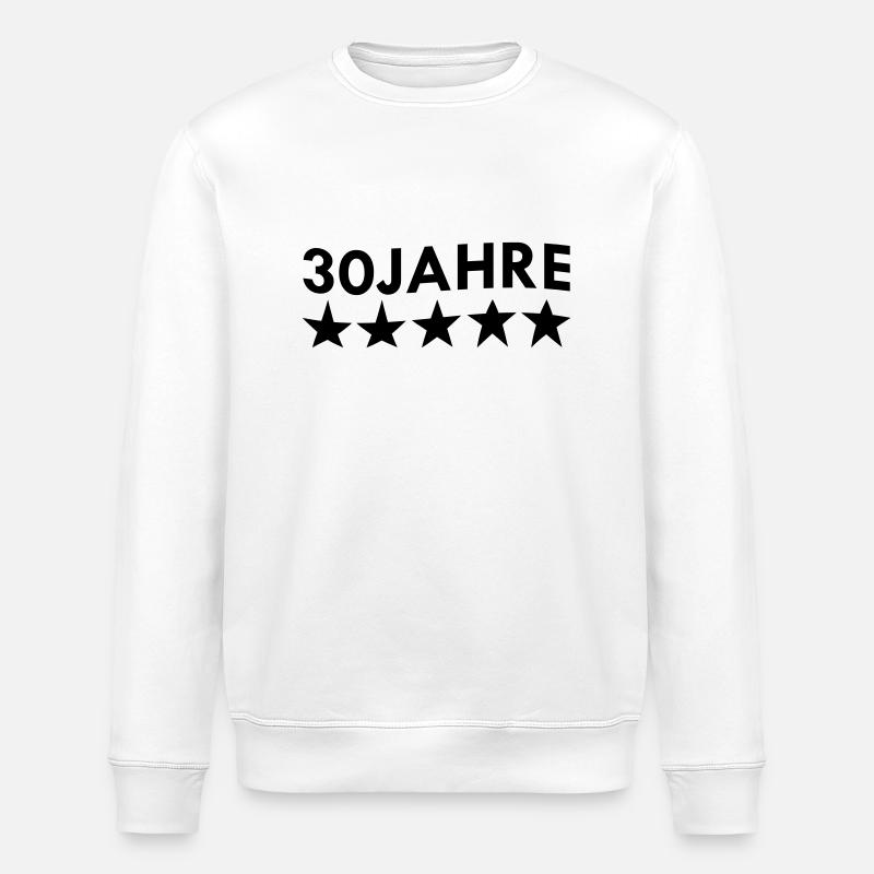30 jahre - Stanley/Stella Unisex Bio-Sweatshirt ROLLER - Weiß
